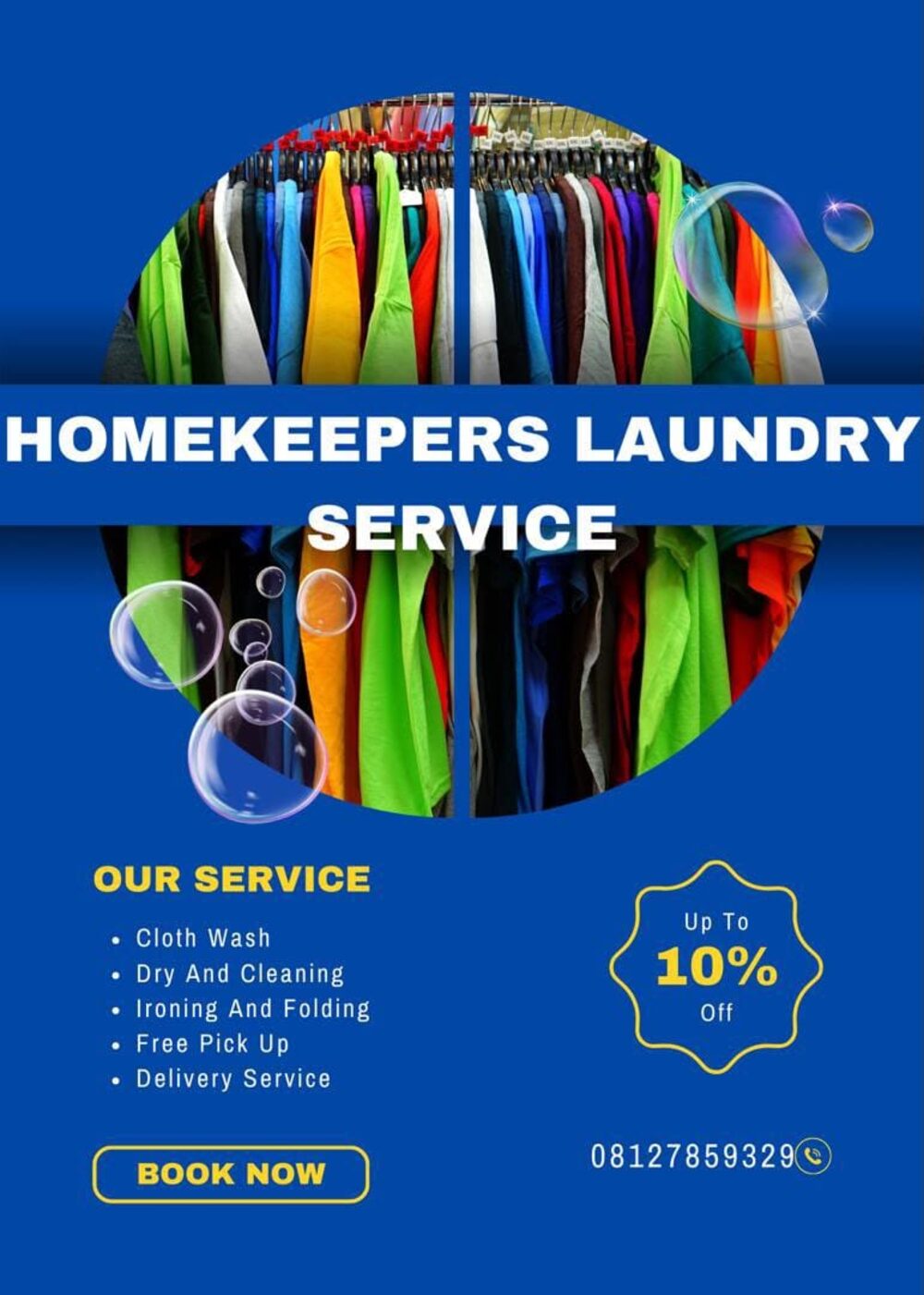 Dry cleaning service
